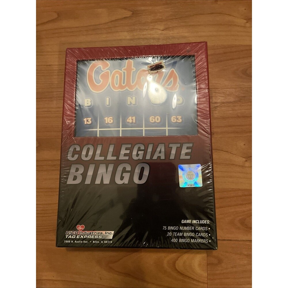Florida Gators Collegiate Bingo Game NCAA